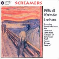 CD Shop - CERMINARO, JOHN SCREAMERS: DIFFICULT WORKS FOR THE HORN