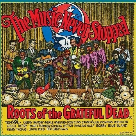 CD Shop - V/A THE MUSIC NEVER STOPPED: THE ROOTS OF THE GRATEFUL DEAD