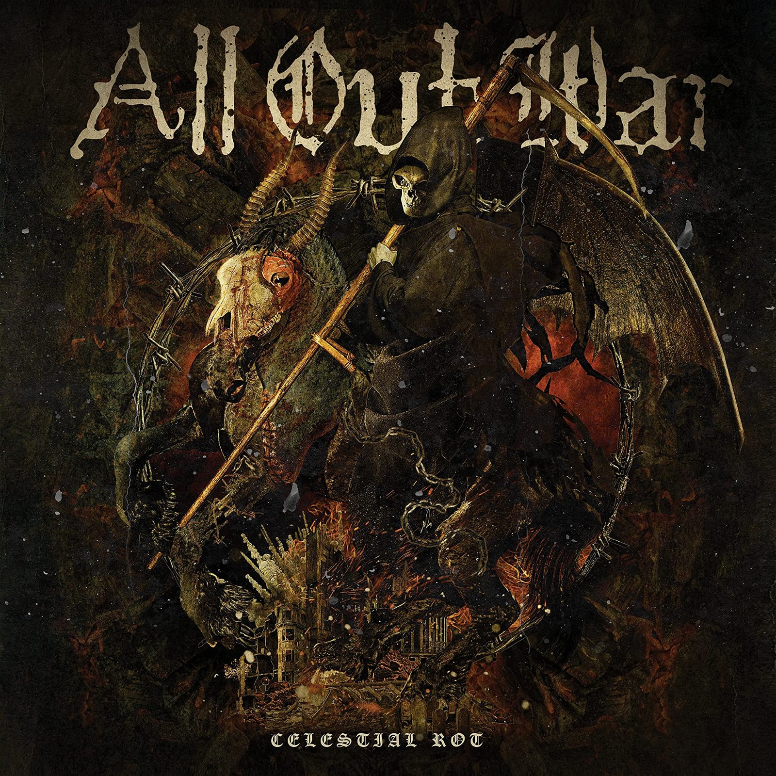 CD Shop - ALL OUT WAR CELESTIAL ROT