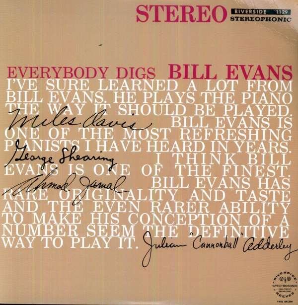 CD Shop - EVANS, BILL -TRIO- EVERYBODY DIGS BILL EVANS