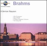 CD Shop - KANAWA, KIRI TE BRAHMS: A GERMAN REQUIEM