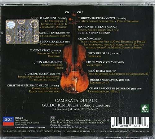 CD Shop - RIMONDA, GUIDO LE VIOLON NOIR SPECIAL ED.