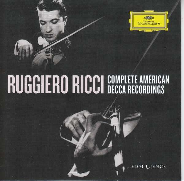 CD Shop - RICCI, RUGGIERO COMPLETE AMERICAN DECCA RECORDINGS
