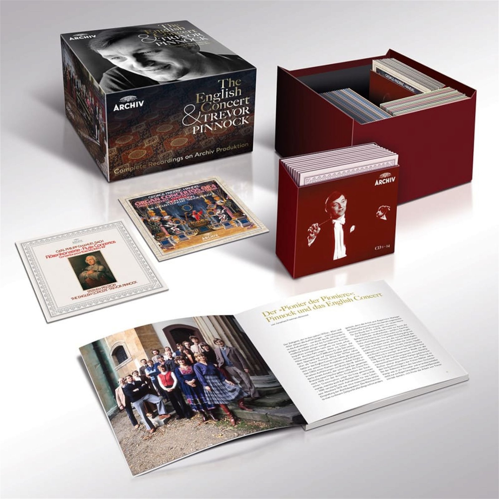 CD Shop - PINNOCK, TREVOR / THE ENG COMPLETE RECORDINGS ON ARCHIV PRODUKTION