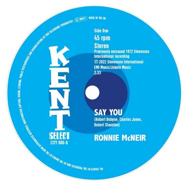 CD Shop - MCNEIR, RONNIE SAY YOU