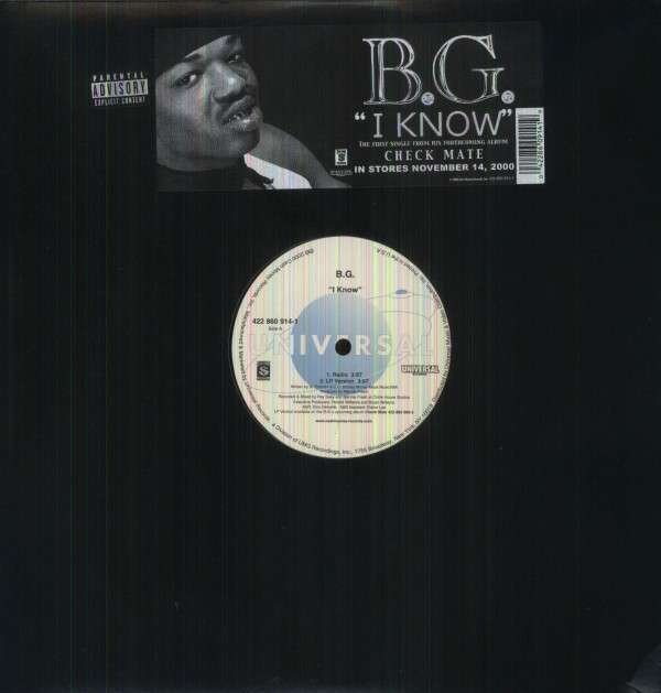 CD Shop - B.G. I KNOW