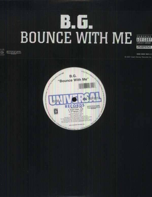 CD Shop - B.G. BOUNCE WITH ME