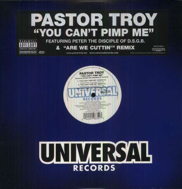 CD Shop - PASTOR TROY YOU CAN\