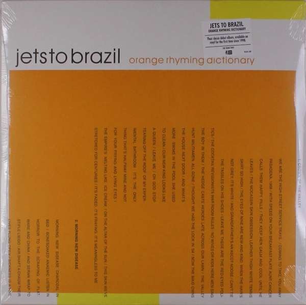 CD Shop - JETS TO BRAZIL ORANGE RHYMING DICTIONARY