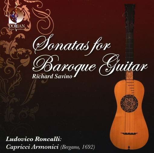 CD Shop - SAVINO, RICHARD SONATAS FOR BAROQUE GUITAR