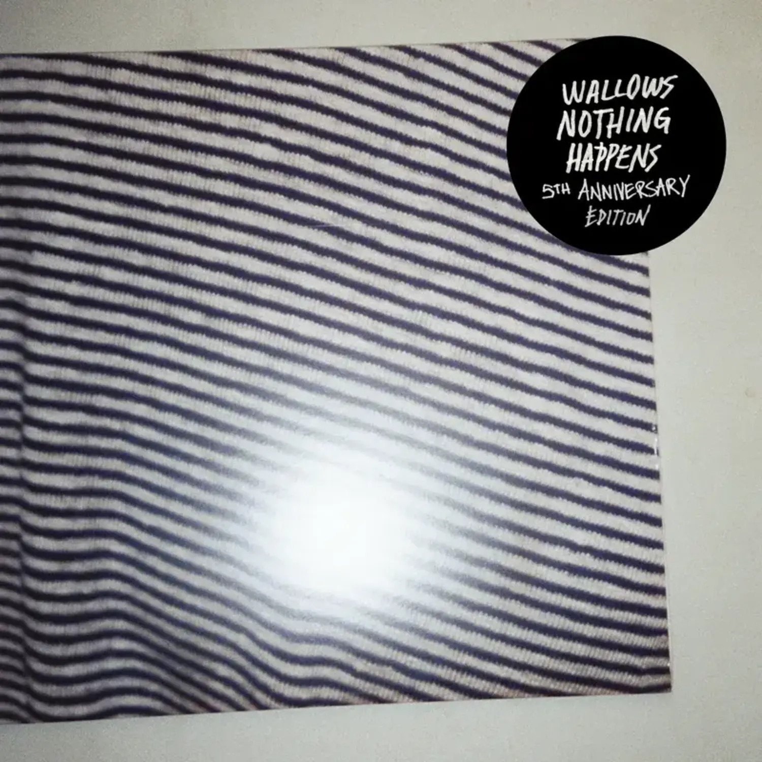CD Shop - WALLOWS NOTHING HAPPENS (WHITE & BLUE VINYL) (RSD 2024) / 140GR.