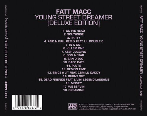 CD Shop - FATT MACC YOUNG STREET DREAMER