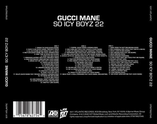 CD Shop - GUCCI MANE SO ICY BOYZ 22