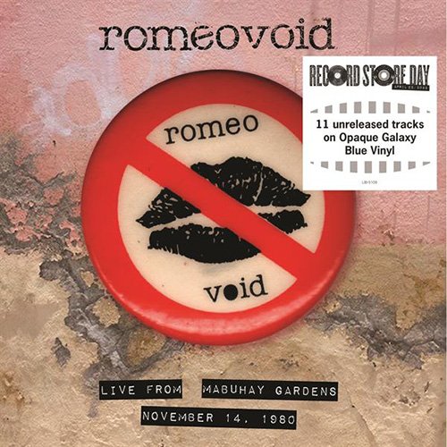 CD Shop - ROMEO VOID LIVE FROM THE MABUHAY GARDENS NOVEMBER 14, 1980