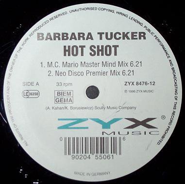CD Shop - TUCKER, BARBARA HOT SHOT