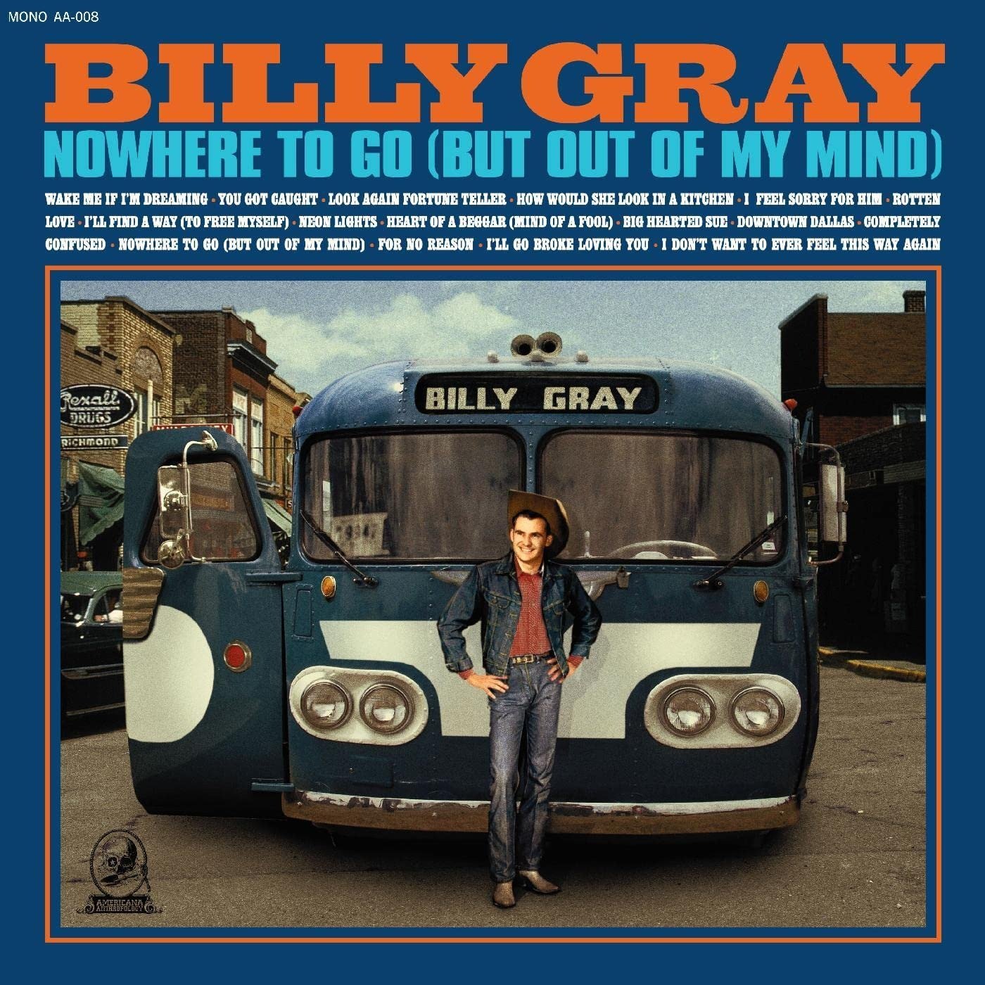 CD Shop - GRAY, BILLY NOWHERE TO GO (BUT OUT OF MY MIND)