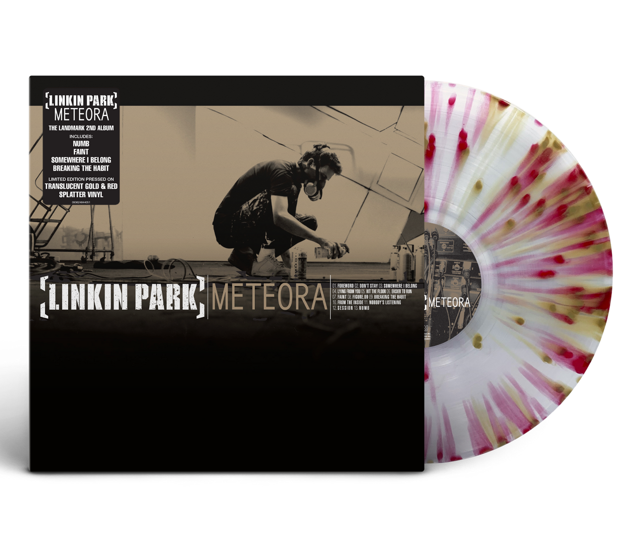 CD Shop - LINKIN PARK METEORA (LIMITED CLEAR/RED/GOLD VINYL)