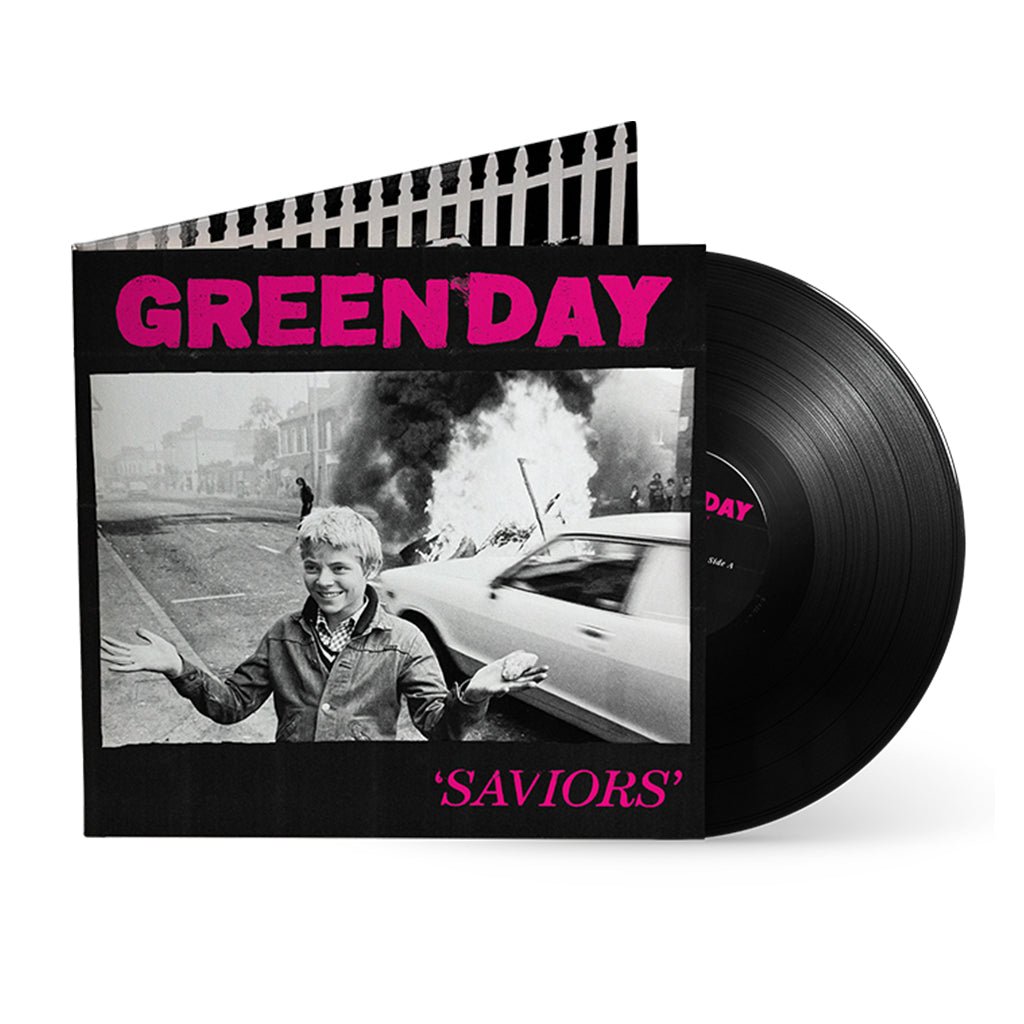 CD Shop - GREEN DAY SAVIORS (BLACK VINYL IN SLIPCASE) / 180GR.