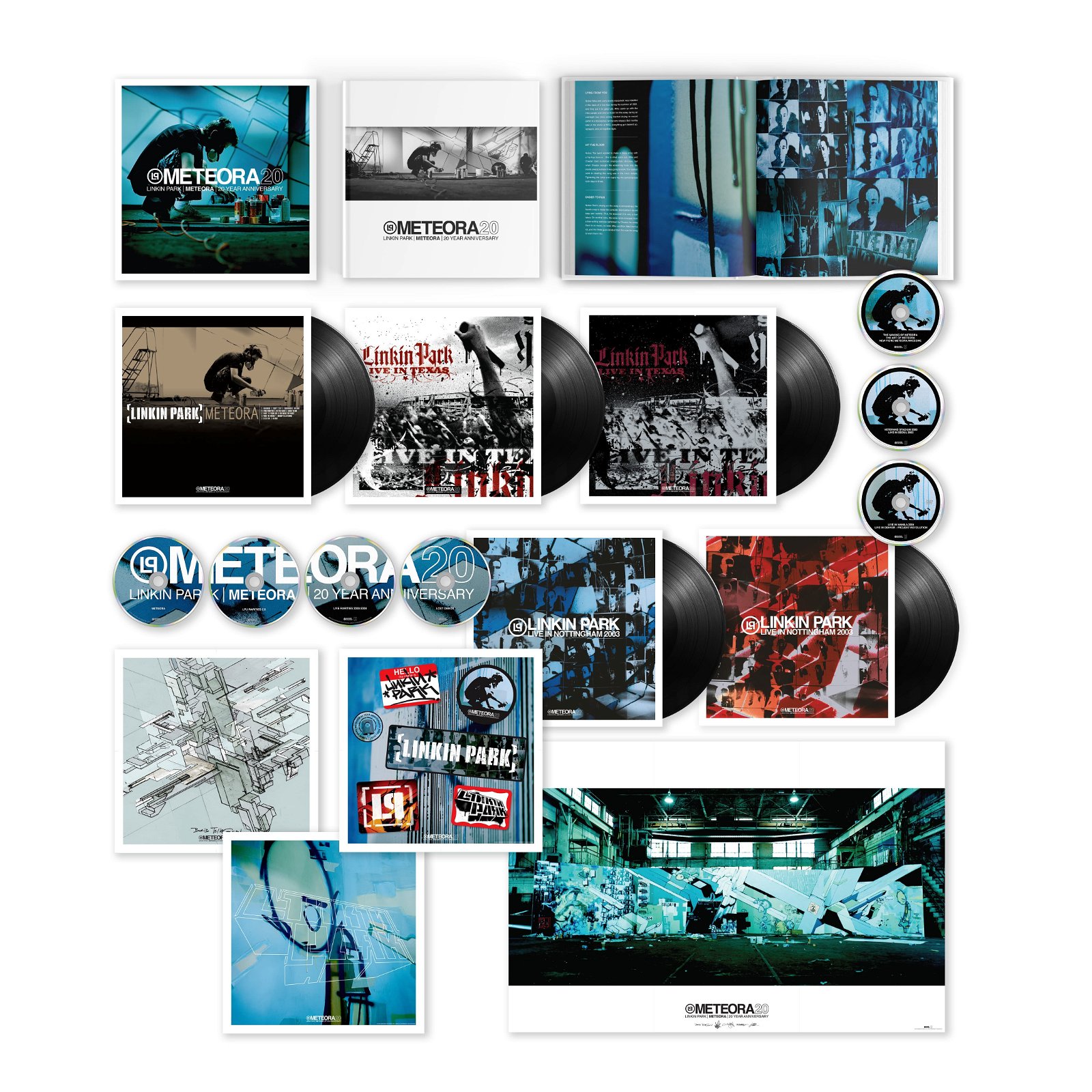 CD Shop - LINKIN PARK METEORA (5LP+4CD+3DVD) / 140GR.