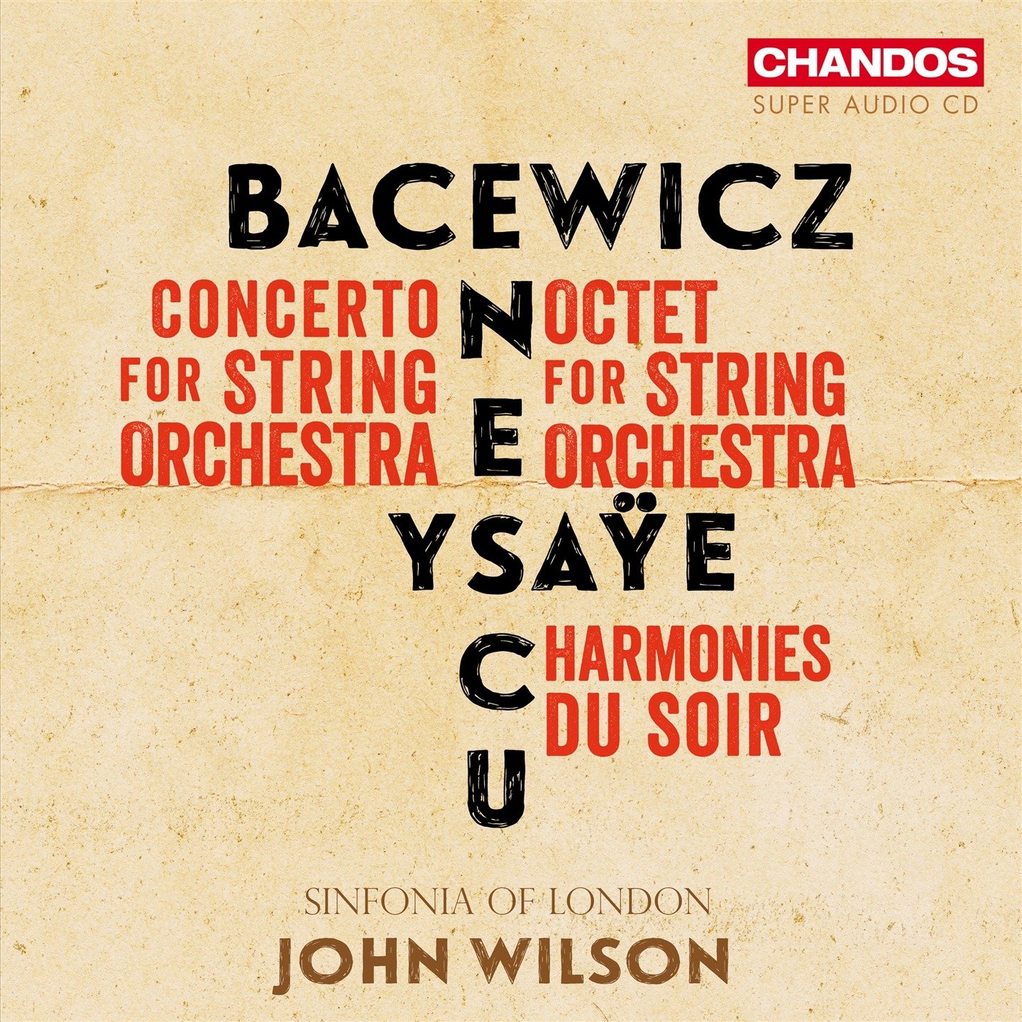 CD Shop - SINFONIA OF LONDON & J... Bacewicz, Enescu, Ysaye: Music For Strings