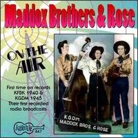 CD Shop - MADDOX BROTHERS ON THE AIR