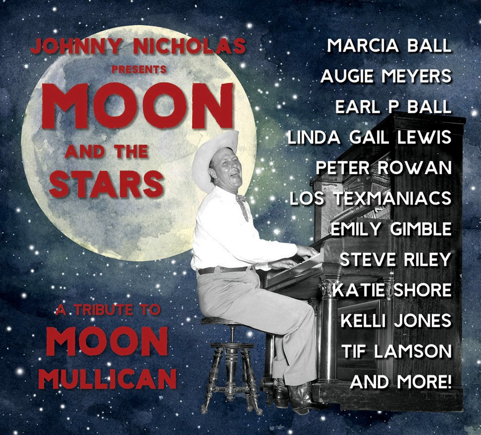 CD Shop - MULLICAN, MOON.=TRIB= MOON & THE STARS: A TRIBUTE TO MOON MULLICAN