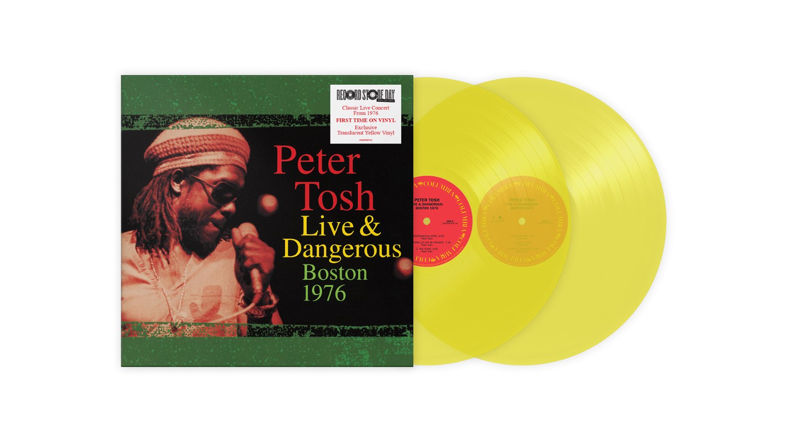 CD Shop - TOSH, PETER LIVE & DANGEROUS: BOSTON 1976 -COLOURED-