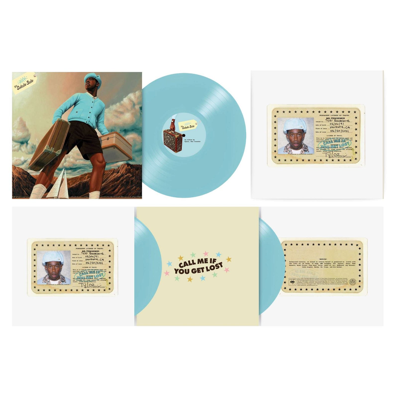 CD Shop - TYLER, THE CREATOR CALL ME IF YOU GET LOST: THE ESTATE SALE -LTD- / BLUE VINYL