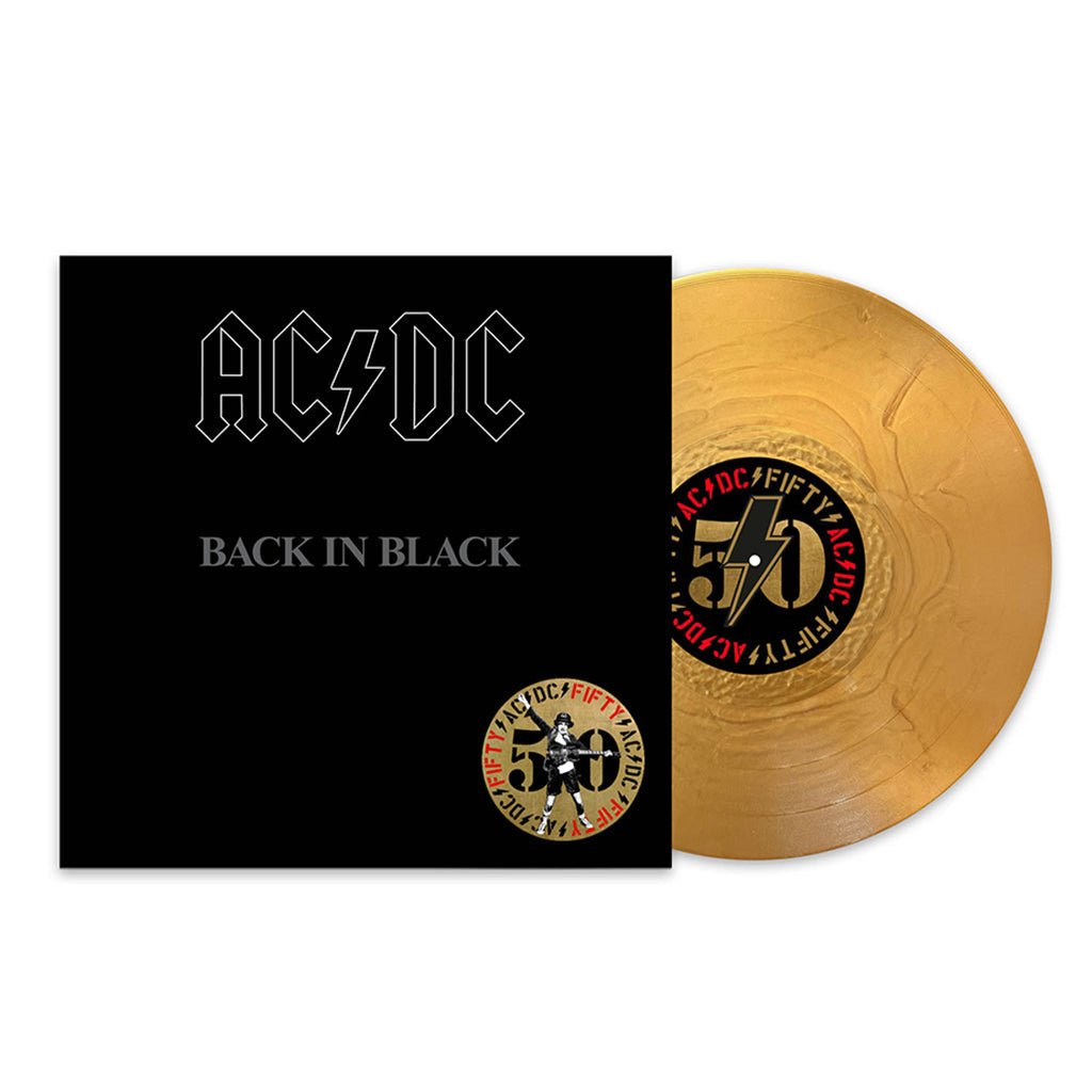 CD Shop - AC/DC BACK IN BLACK -HQ- / GOLD METALLIC / 180GR. / INCL. INSERT