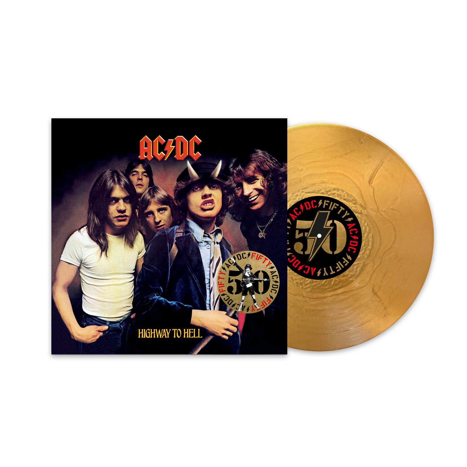 CD Shop - AC/DC HIGHWAY TO HELL -HQ- / GOLD METALLIC / 180GR. / INCL. INSERT