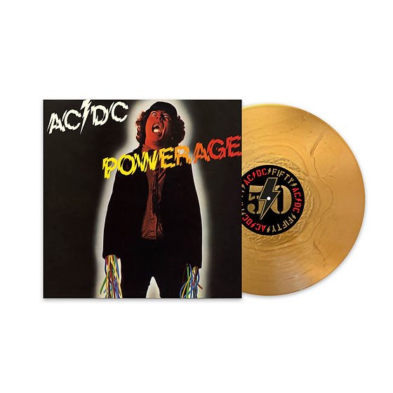 CD Shop - AC/DC POWERAGE / GOLD METALLIC / 180GR. / INCL. INSERT