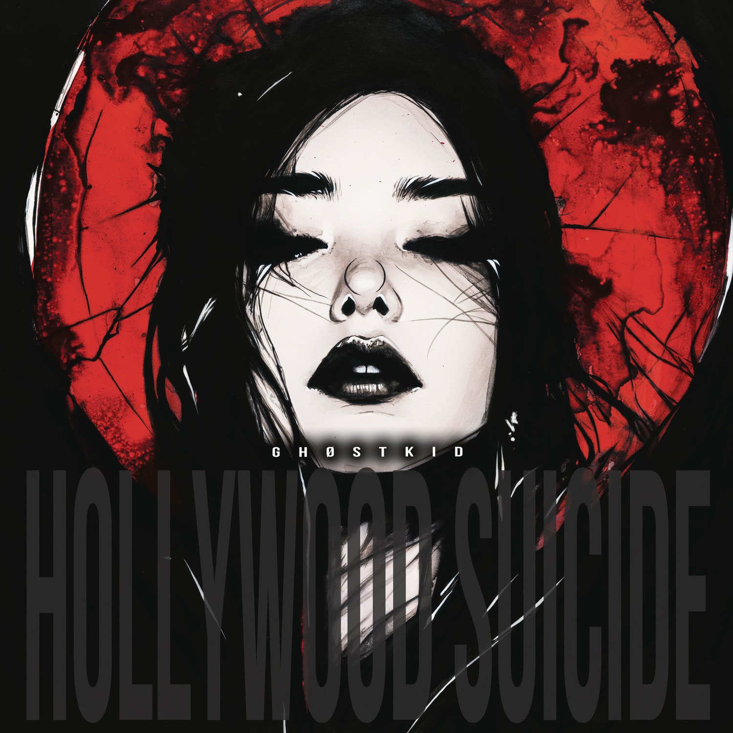 CD Shop - GHOSTKID HOLLYWOOD SUICIDE / RED