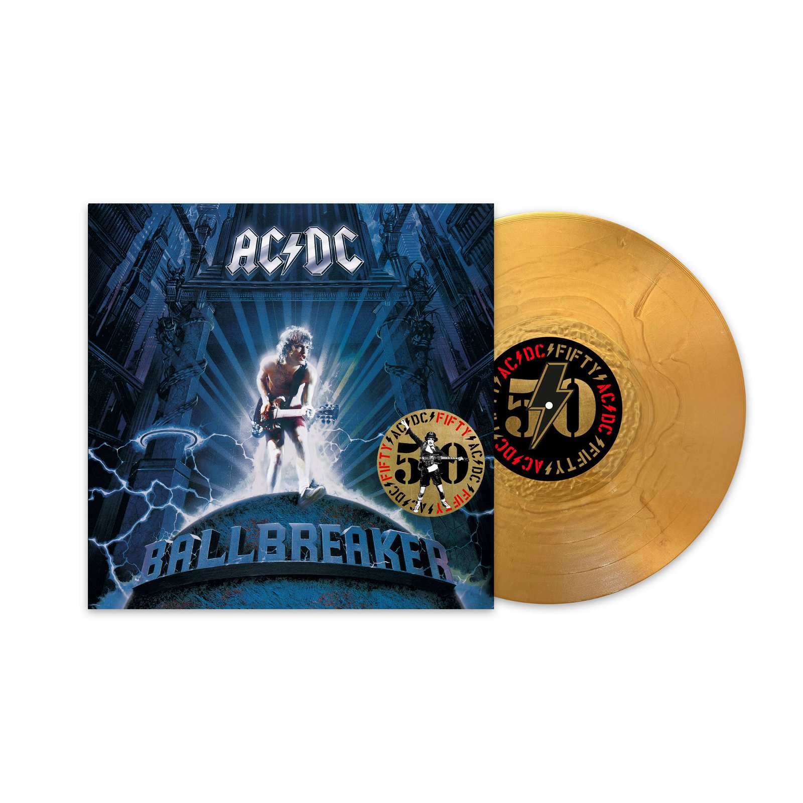 CD Shop - AC/DC Ballbreaker (50th Anniversary Gold Color Vinyl)