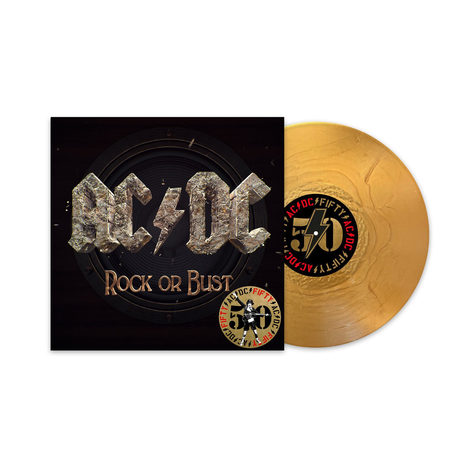 CD Shop - AC/DC Rock or Bust (50th Anniversary Gold Color Vinyl)