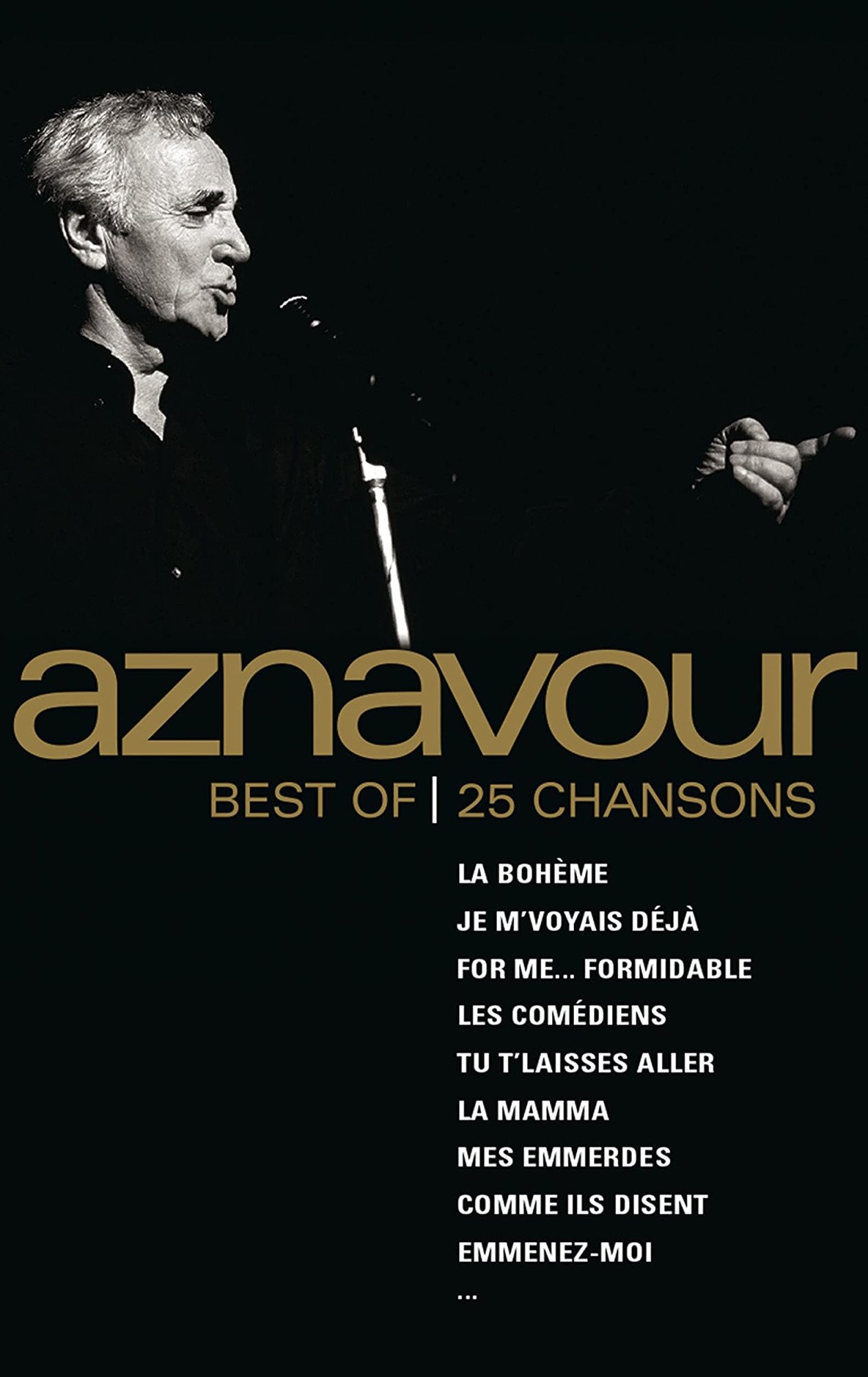 CD Shop - AZNAVOUR, CHARLES BEST OF 25 CHANSONS