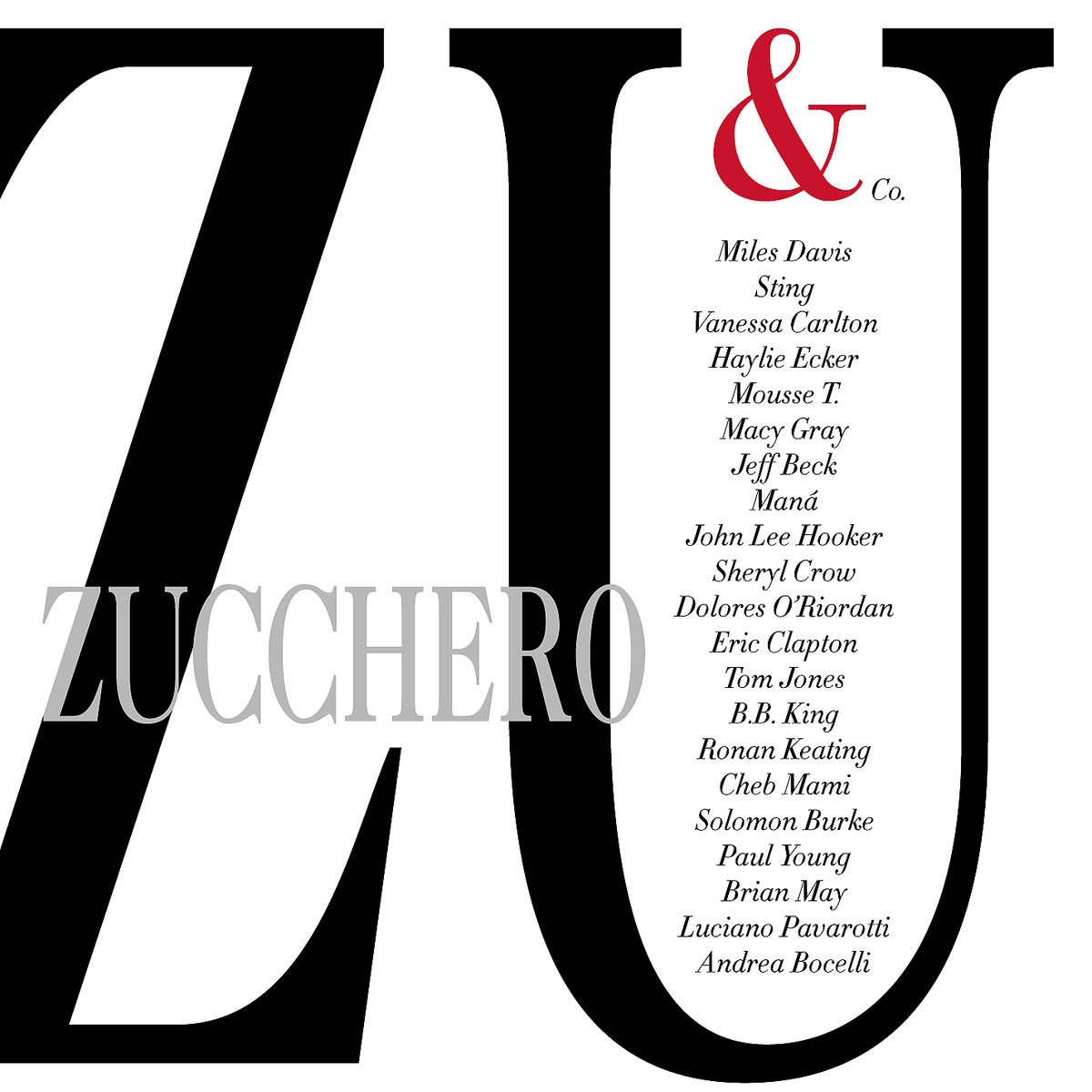 CD Shop - ZUCCHERO ZU & CO (ITALIAN)