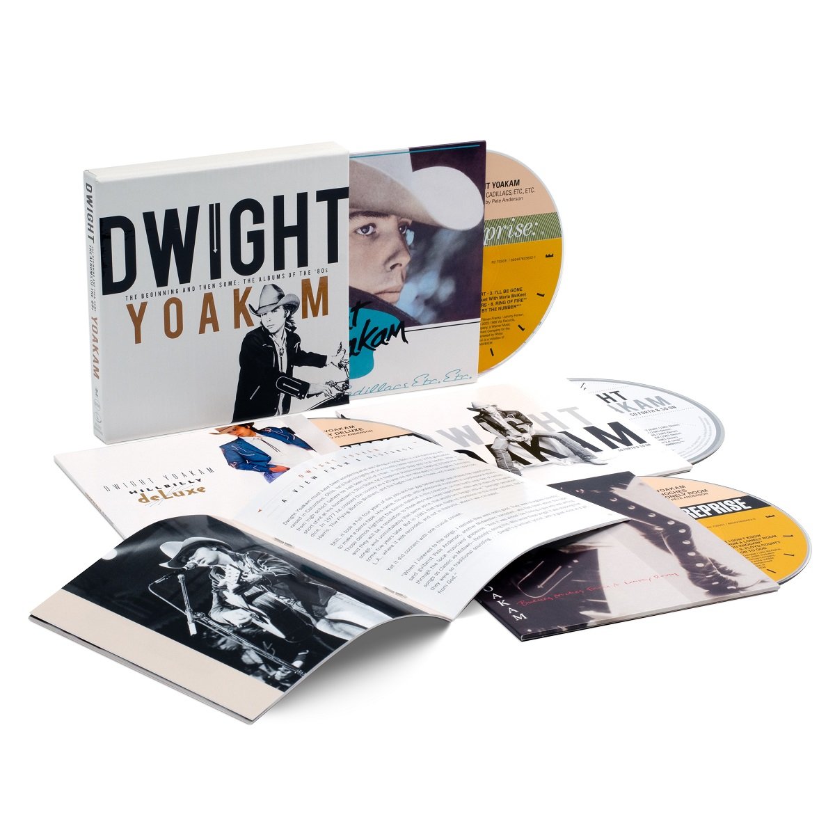 CD Shop - YOAKAM, DWIGHT THE BEGINNING AND THEN SOME: THE ALBUMS OF THE ‘80S (4CD WALLETS IN SLIPCASE, RSD 20