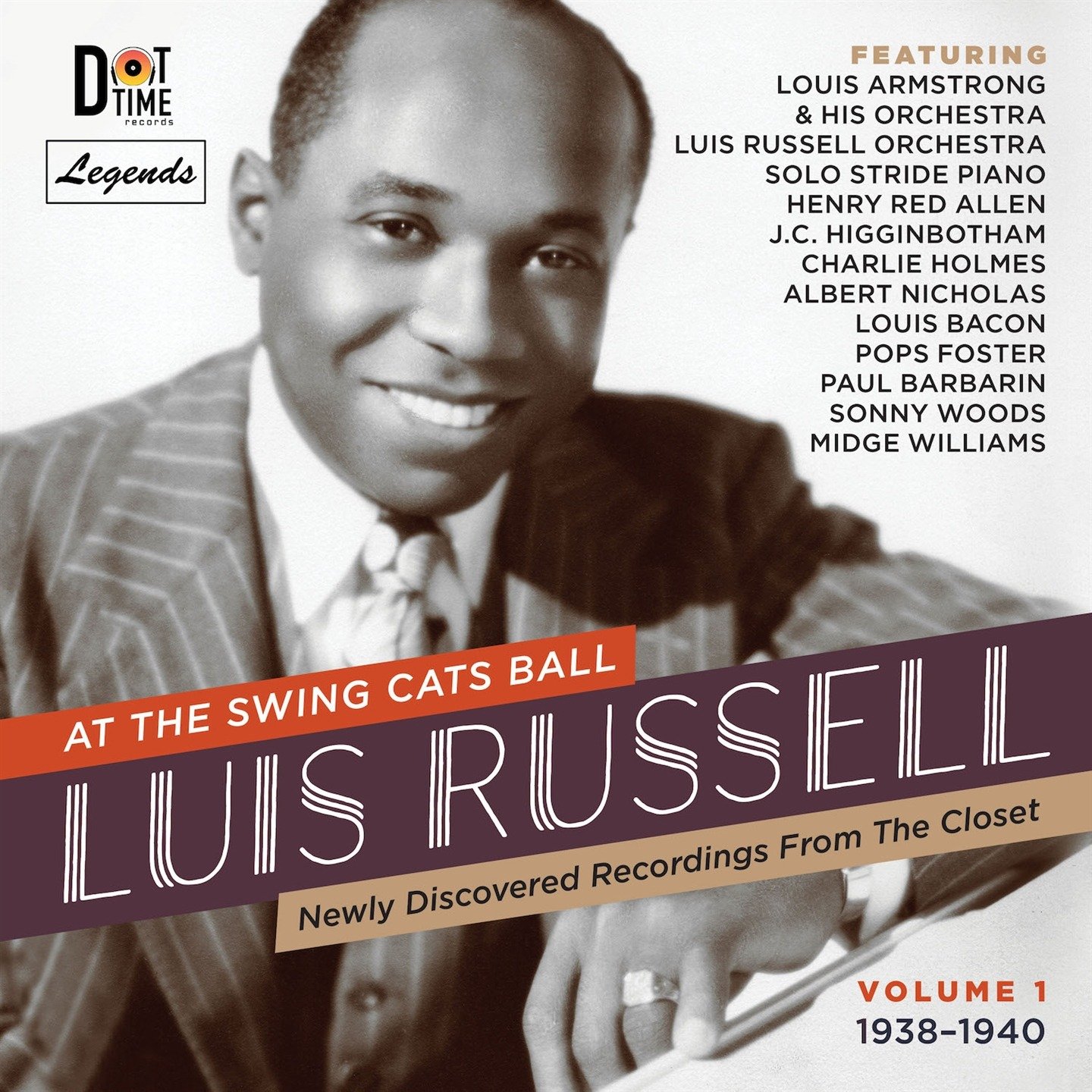 CD Shop - RUSSELL, LUIS NEWLY DISCOVERED RECORDINGS FROM THE CLOSET VOL.1