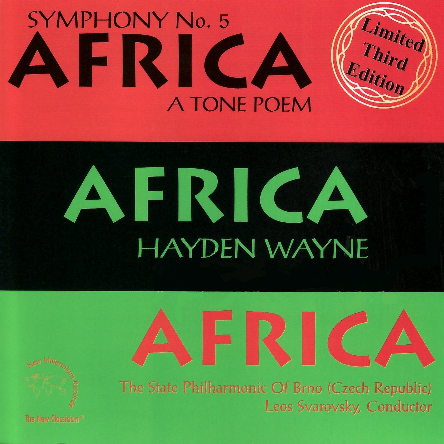 CD Shop - WAYNE, HAYDEN & THE STATE SYMPHONY #5: AFRICA (A TONE POEM)