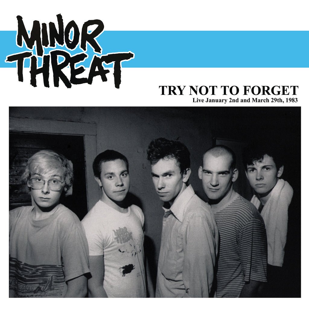 CD Shop - MINOR THREAT TRY NOT TO FORGET - LIVE 1983
