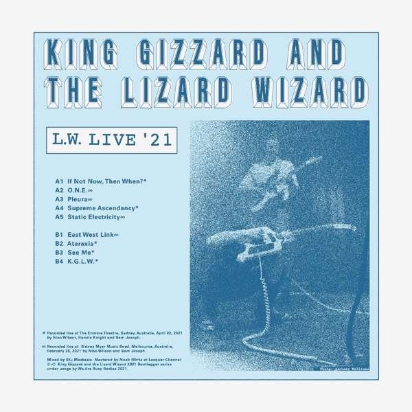 CD Shop - KING GIZZARD & THE LIZARD L.W. LIVE IN AUSTRALIA