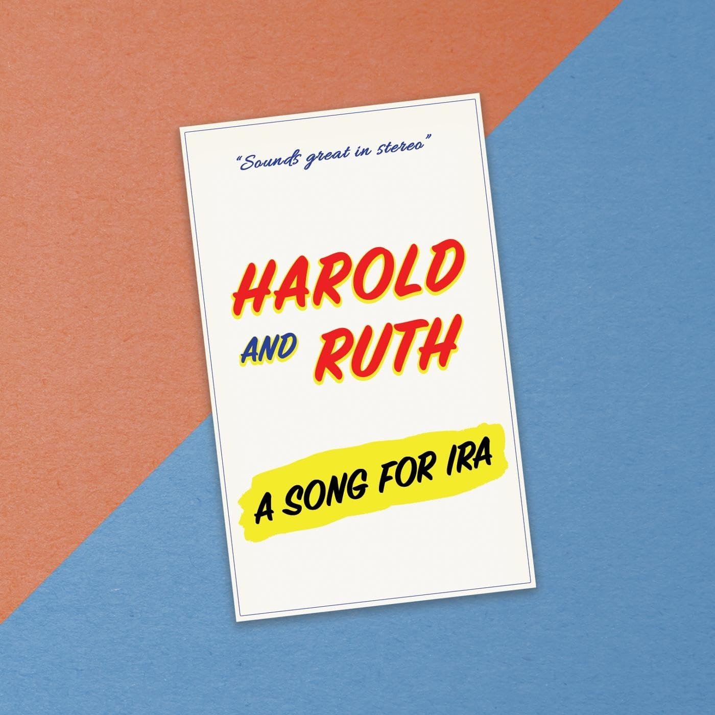 CD Shop - HAROLD & RUTH A SONG FOR IRA