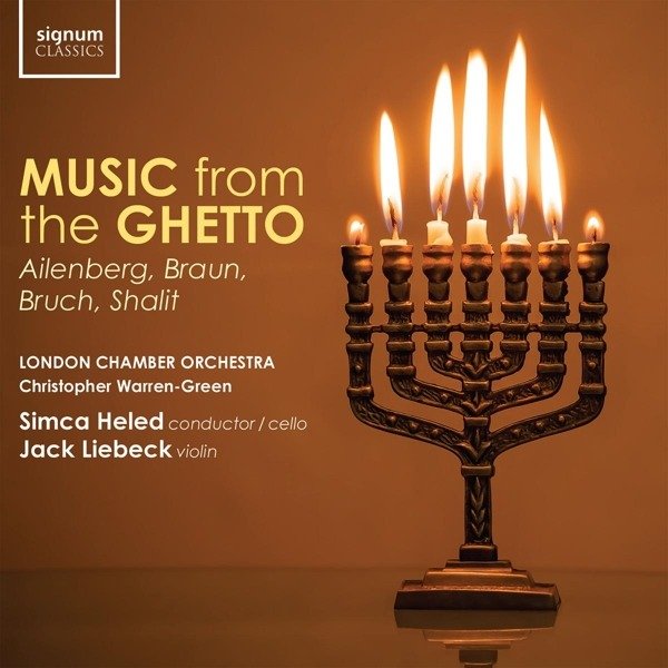 CD Shop - LONDON CHAMBER ORCHESTRA MUSIC FROM THE GHETTO AILENBERG, BRAUN, BRUCH, SHALIT
