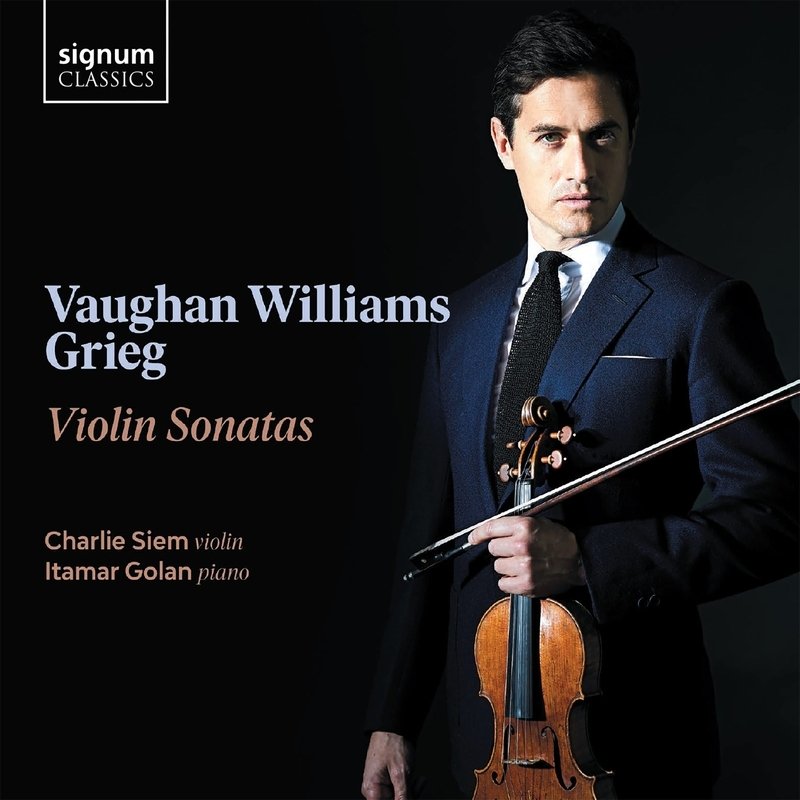CD Shop - SIEM, CHARLIE VAUGHAN WILLIAMS & GRIEG: VIOLIN SONATAS