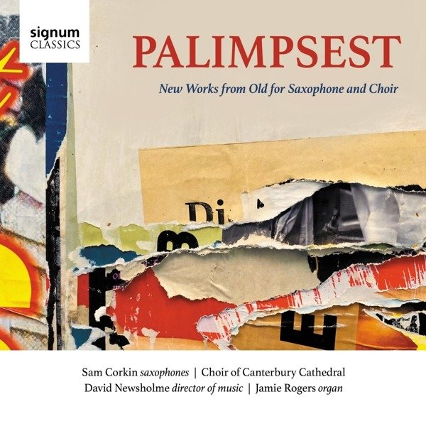 CD Shop - CORKIN, SAM PALIMPSEST NEW WORKS FROM OLD FOR SAXOPHONE AND CHOIR