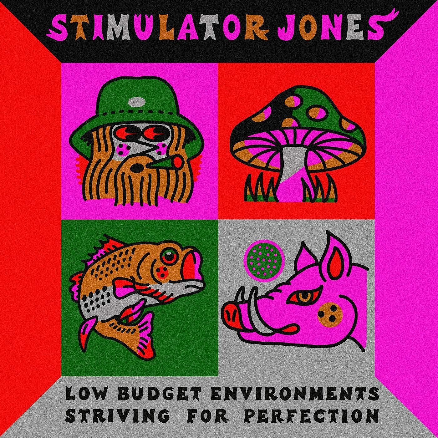 CD Shop - STIMULATOR JONES LOW BUDGET ENVIRONMENTS STRIVING FOR PERFECTION