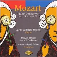 CD Shop - OSORIO, JORGE FEDERICO MOZART: PIANO CONCERTOS NOS. 14, 23, 25