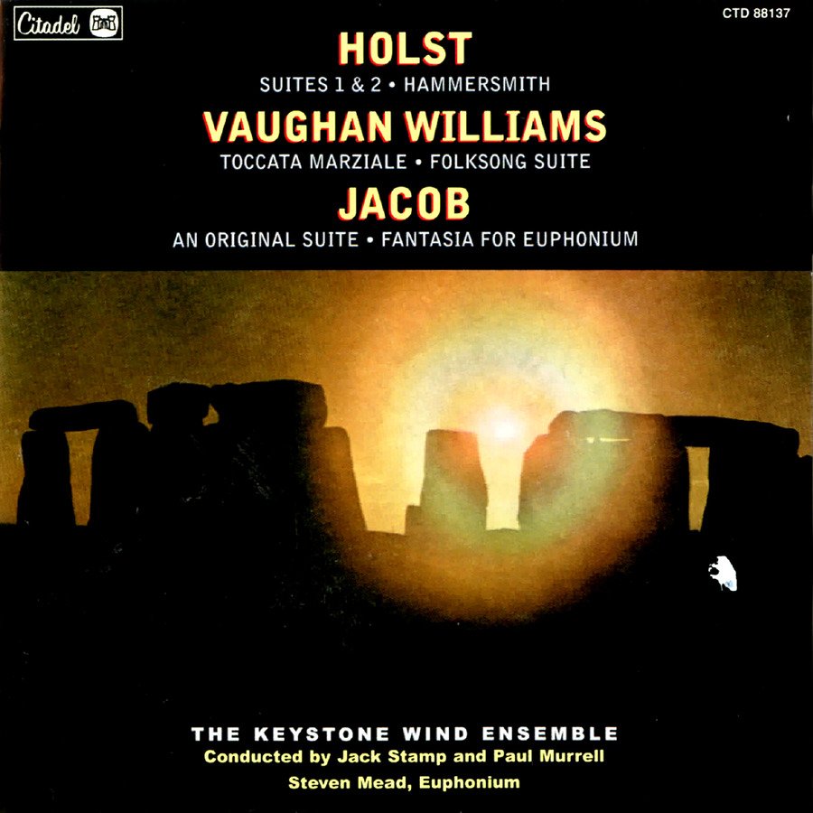 CD Shop - HOLST, GUSTAV & VAUGHAN W SUITES 1 & 2/HAMMERSMITH /TOCCATA MARZIALE/FOLKSONG SUITE/AN ORIGINAL SUITE / FASTASIA FOR EUPHONIUM