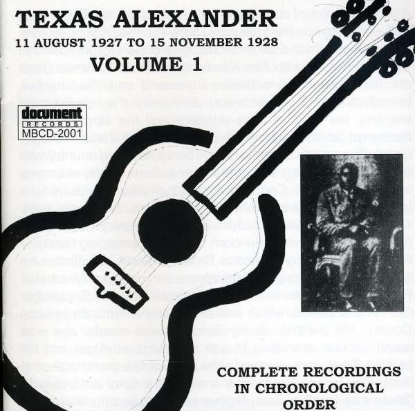 CD Shop - ALEXANDER, TEXAS VOL. 1 COMPLETE RECORDED WORKS 1927-1950