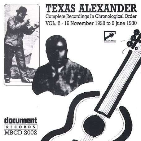 CD Shop - ALEXANDER, TEXAS VOL. 2 COMPLETE RECORDED WORKS 1927-1950